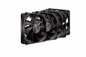 Kabinettvifte - DUTZO F120 Performance (5-pack) - Kabinettvifte - 120mm - Svart - 33 dBA - 8501110