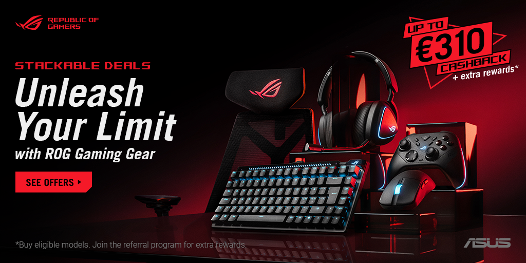 Unleash Your Limit ASUS ROG Gaming Gear Cashback Promotion