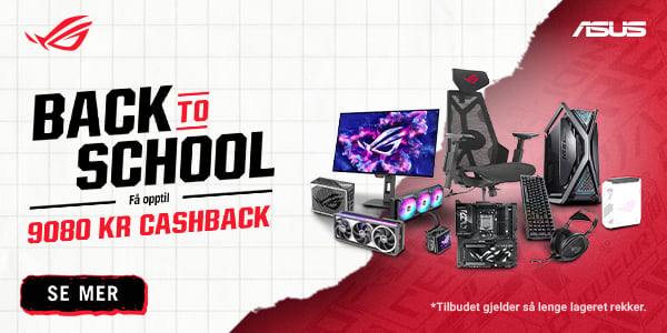 ASUS Back to School Cashback 2026 - Proshop