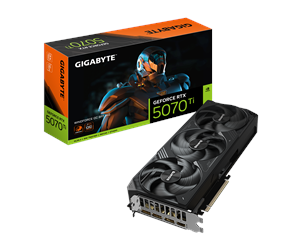 GIGABYTE GeForce RTX 5070 Ti WindForce 3 OC - 16GB GDDR7 RAM