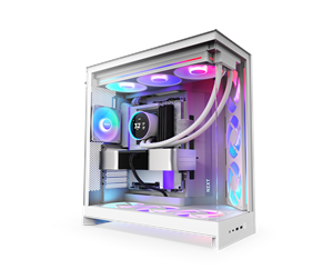 【ジャンク・訳あり】NZXT H9 Flow NZXT H9 Flow RGB+ (2025) - All White - Controller incl - Kabinett