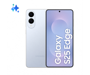 Samsung Galaxy S25 Edge 256GB/12GB - Titanium Icyblue | På lager
