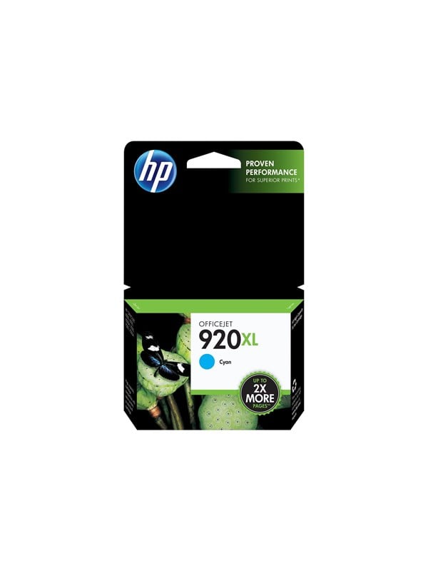 HP 920XL / CD972AE High Capacity Cyan Ink - Blekkpatron Cyan