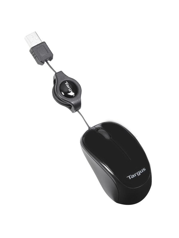 Targus Compact Blue Trace Travel Mouse Black - Mus - Optisk - Grå