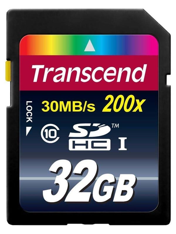 Transcend SDHC Memory Card - 32 GB