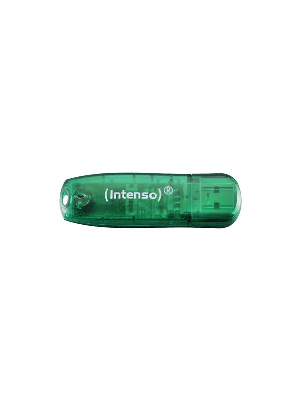 Intenso Rainbow Line USB Drive - Grønn - 8GB - Minnepenn