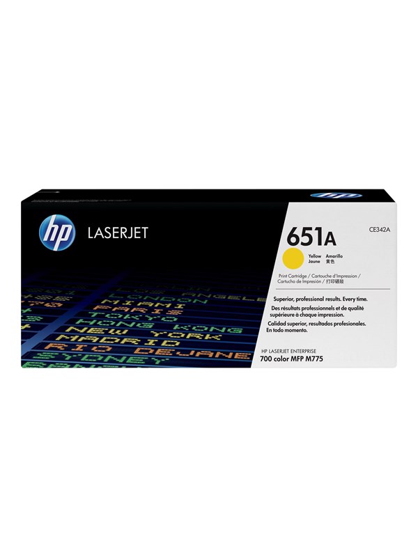 HP 651A / CE342A Yellow Toner - Laser toner Yellow