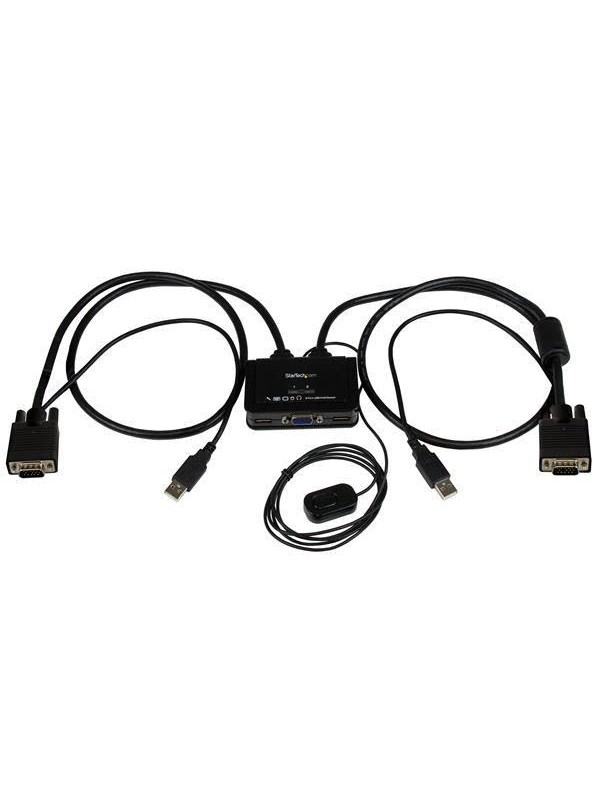 StarTech.com 2 Port USB VGA Cable KVM Switch