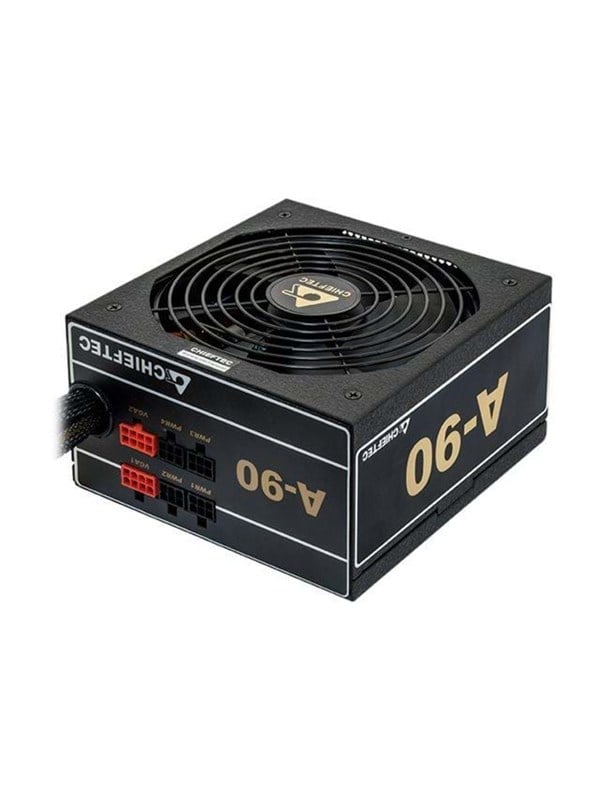 Chieftec A-90 Series GDP-750C Strømforsyning (PSU) - 750 Watt - 140 mm - 80 Plus Gold sertifisert