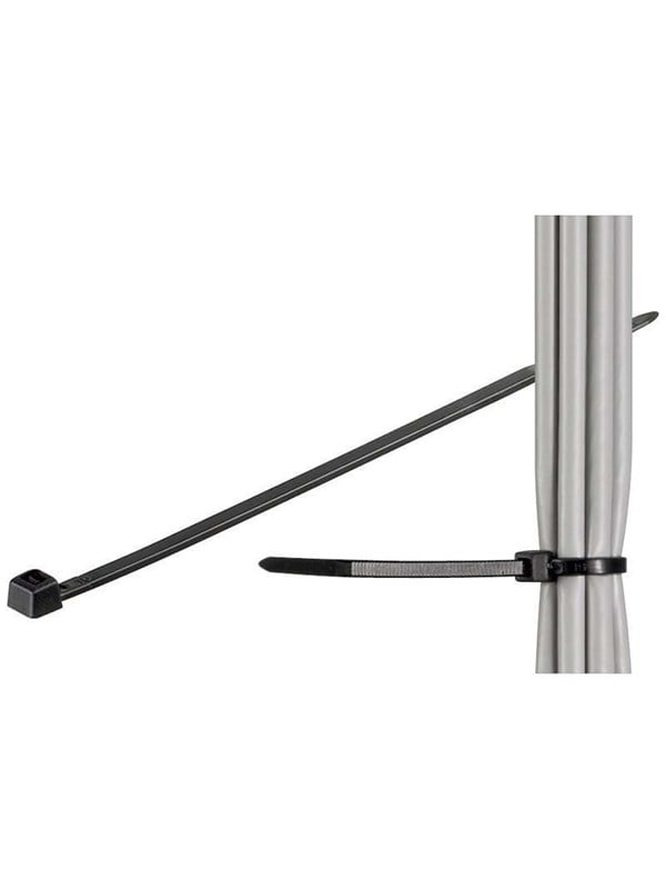Pro Cable Ties Black - 3.5mm/150mm