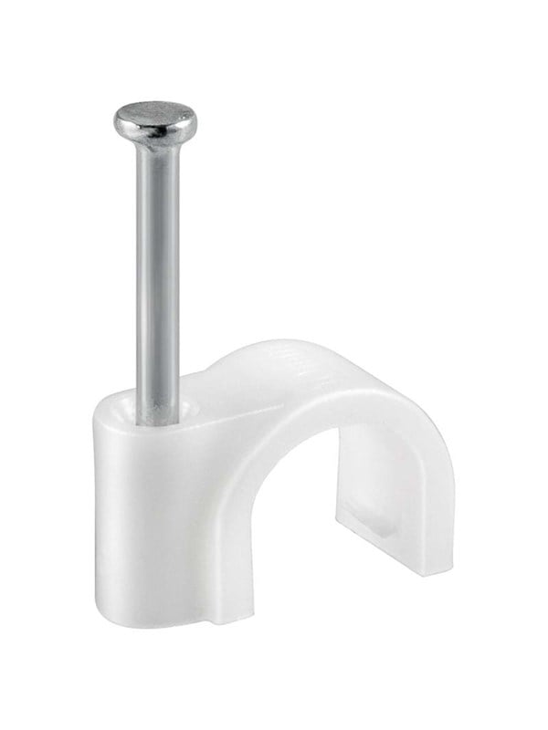 Pro Cable Clip - White - 4mm