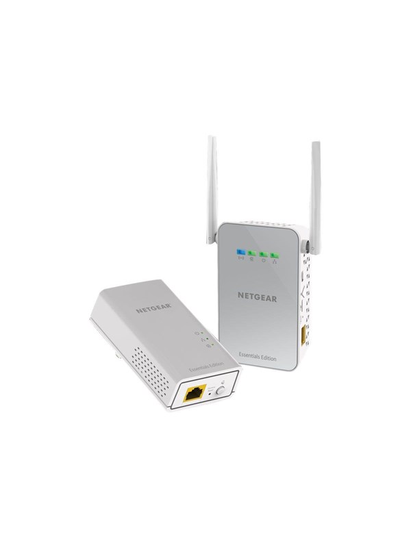 Netgear PowerLINE 1000 + WiFi (PLW1000) Powerline Extender 1000Mbps 1Gigabit Port 1 Powerline Extender + 1 WiFi Extender Homeplug / PowerLine