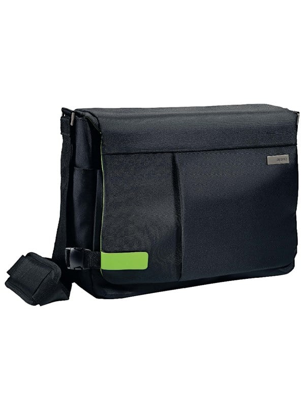 Leitz PC-veske Messenger 15,6", Sort