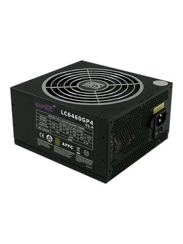LC Power GP4 Series LC6460GP4 V2.4 Strømforsyning (PSU) - 460 Watt - 0 - Uten vifte - 80 Plus Gold sertifisert