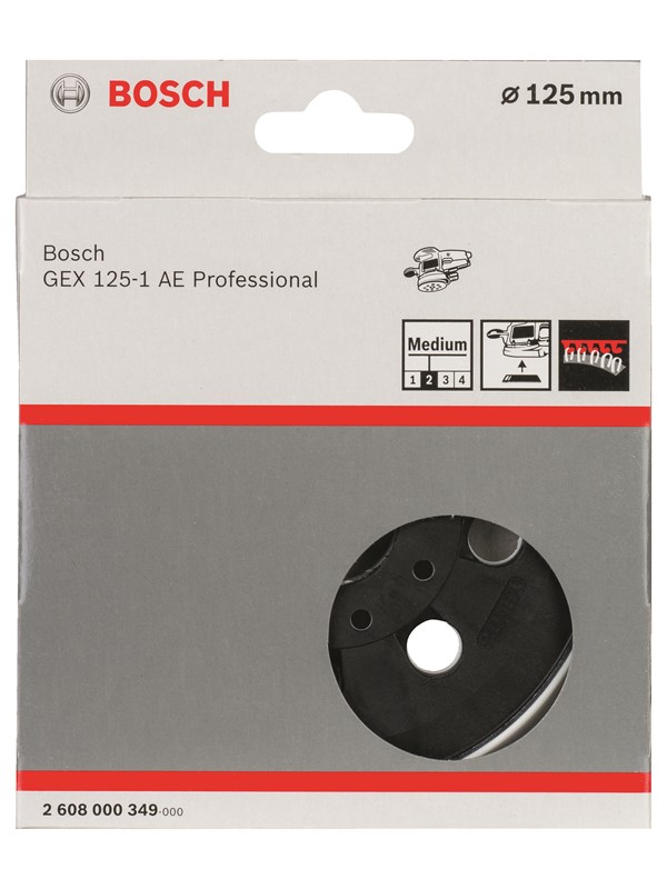 Bosch Slipetallerken Medium, 125 mm