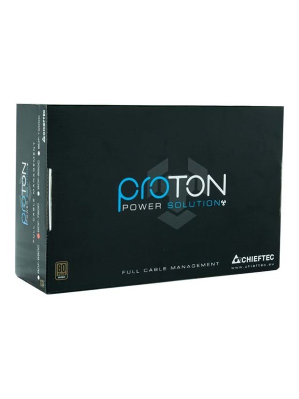 Chieftec Proton Series Strømforsyning (PSU) - 850 Watt - 140 mm - 80 Plus Bronze sertifisert