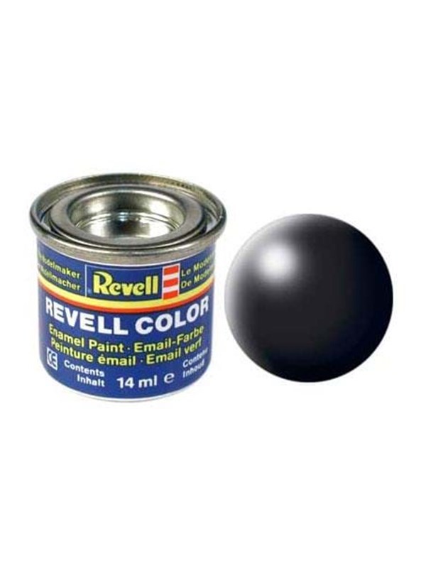 Revell enamel paint # 302-black silk Matt
