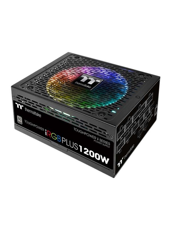 Thermaltake ToughPower iRGB PLUS TPI-1200DH3FCP Strømforsyning (PSU) - 1200 Watt - 140 mm - 80 Plus Titanium sertifisert