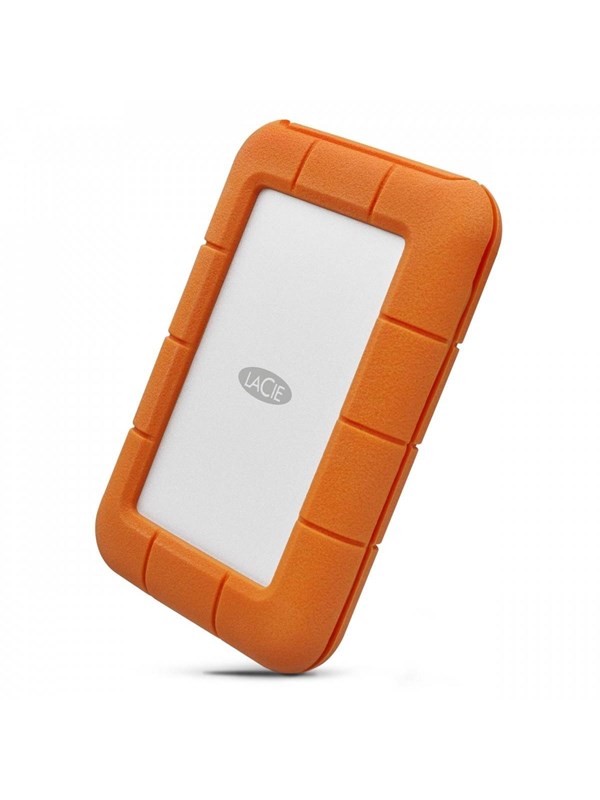 LaCie Rugged Secure - Ekstern Harddisk - 2TB - Oransje