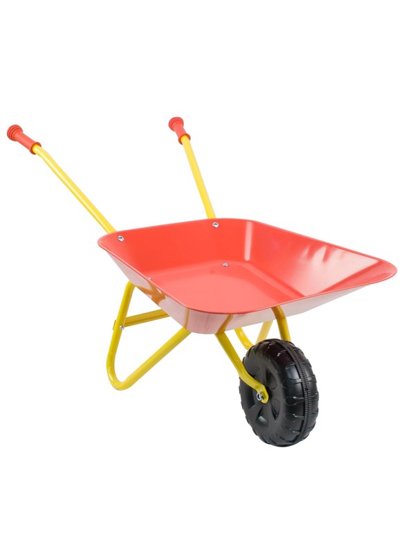 Happy Summer Wheel Barrow Red