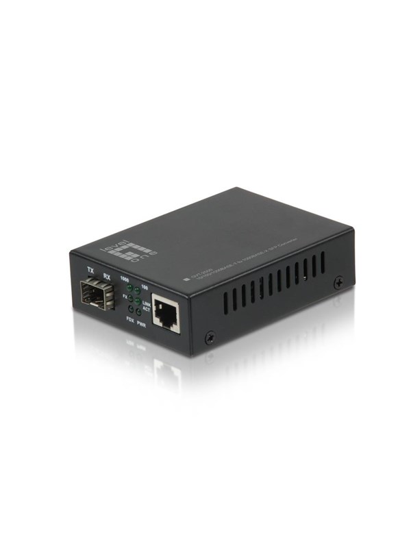 LevelOne GVT-2000 RJ-45 to SFP Gigabit Ethernet Media Converter