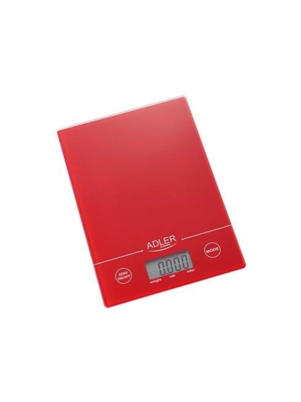 Adler Kjøkkenvekt AD 3138 Red