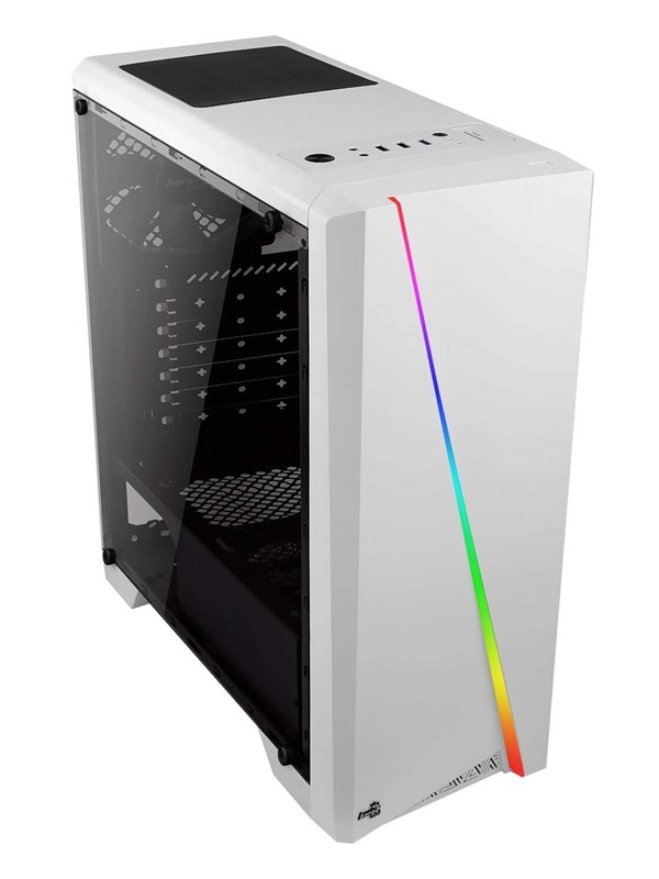 AeroCool Cylon RGB - Kabinett - Miditower - Hvit