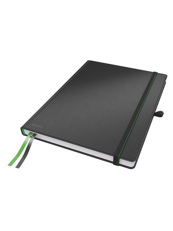Leitz Notatbok Complete A4 Rutet 96g/80 ark Sort