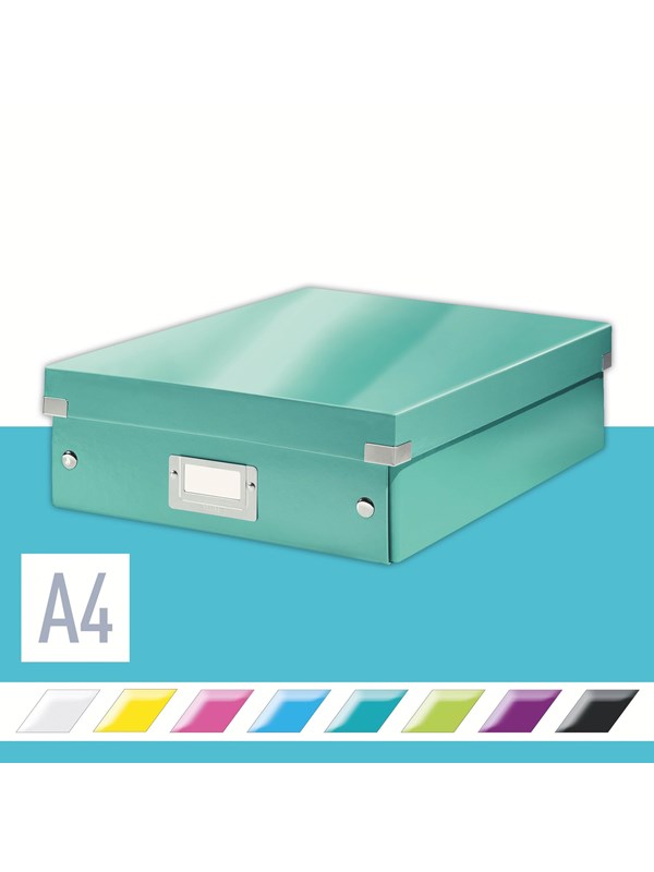 Leitz Sorteringsboks Click&Store WOW Medium Isblå