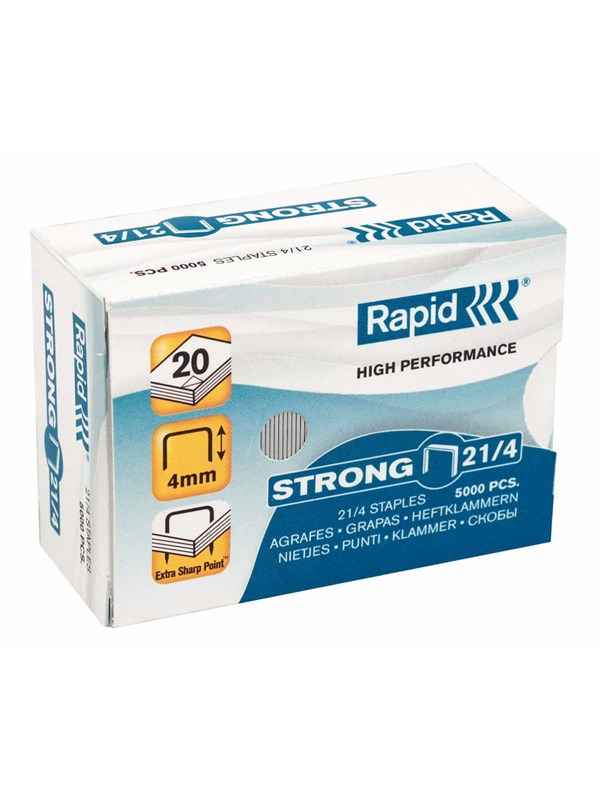 Rapid Heftestift Strong 21/4 Galv. 5000