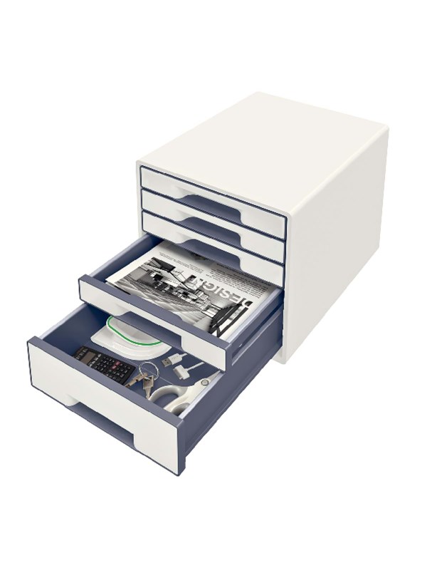 Leitz Skuffkube WOW 5 skuffer Hvit