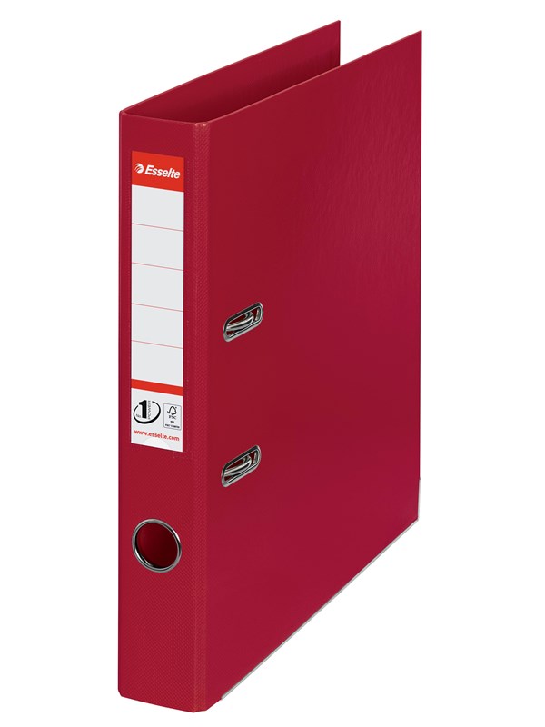 Esselte Brevordner No.1 PP FSC® A4/50 mm Vinrød