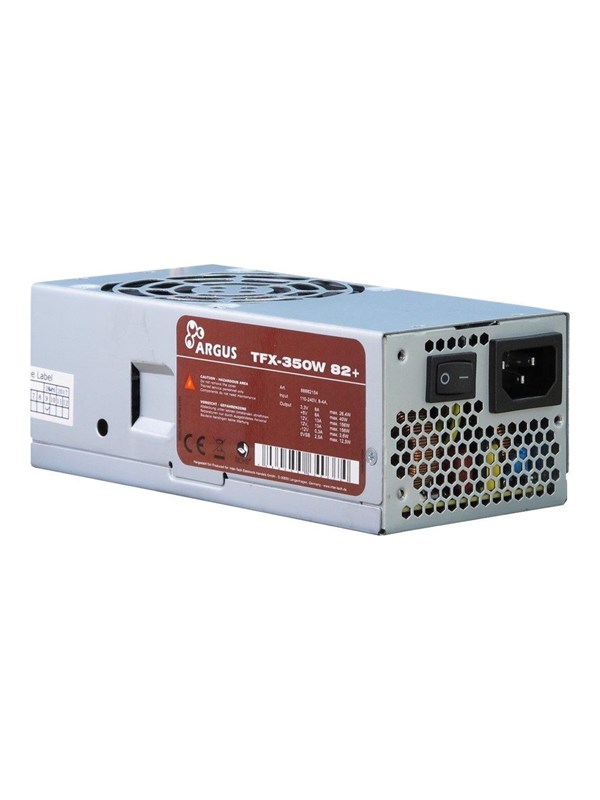 Inter-Tech Argus TFX-350W Strømforsyning (PSU) - 350 Watt - 80 mm - ATX - 80 Plus White sertifisert