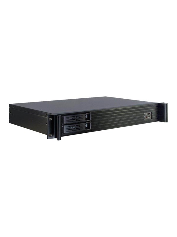 Inter-Tech 1.5U-1528L - Kabinett - Server (Rack) - Svart