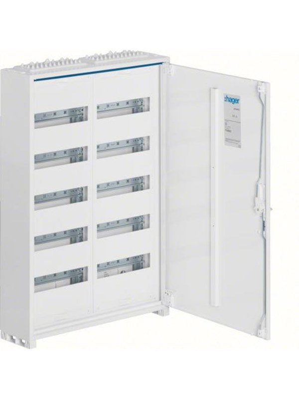 Hager Fwb52p metal surface mount cabinet 120m