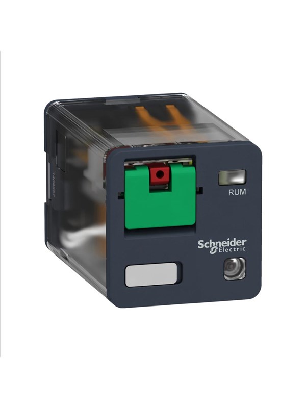 Schneider Electric Plug-in relay 10a 3c/o 230vac with led and test button