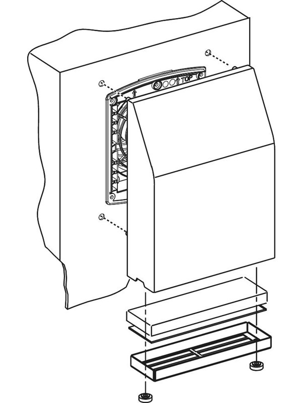 Schneider Electric Filterfan 85m3/h 24v dc ip54