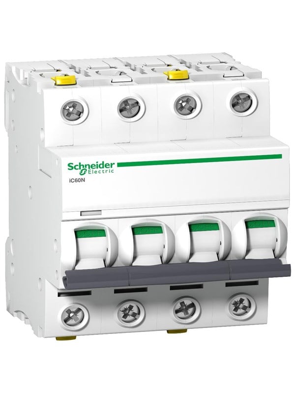 Schneider Electric Acti9 ic60n 4p 32a c miniature circuit breaker b