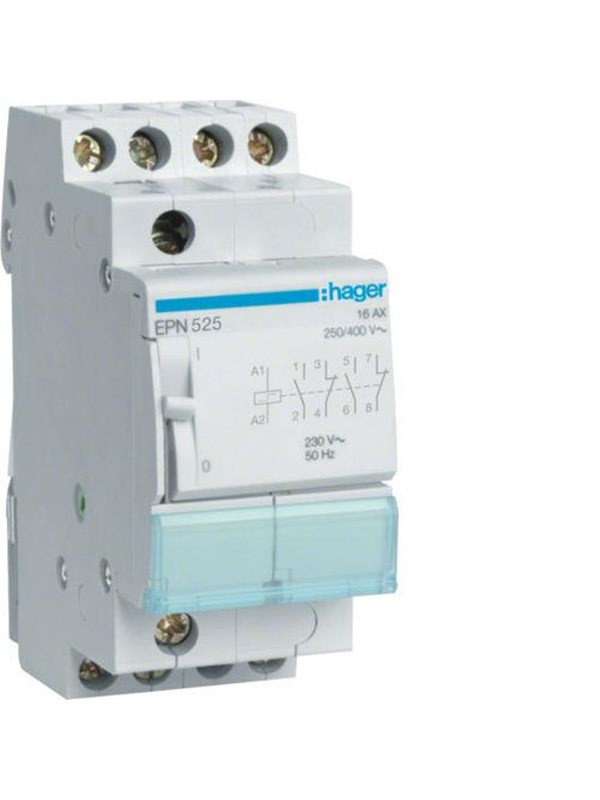 Hager Latching relay 2nc+2no 230v