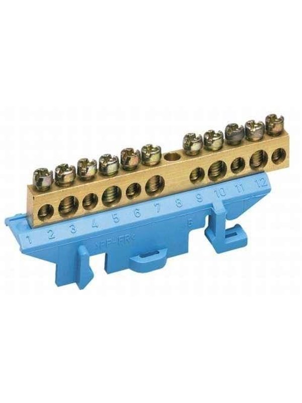 Hager Brass terminal 85 mm with socket earth