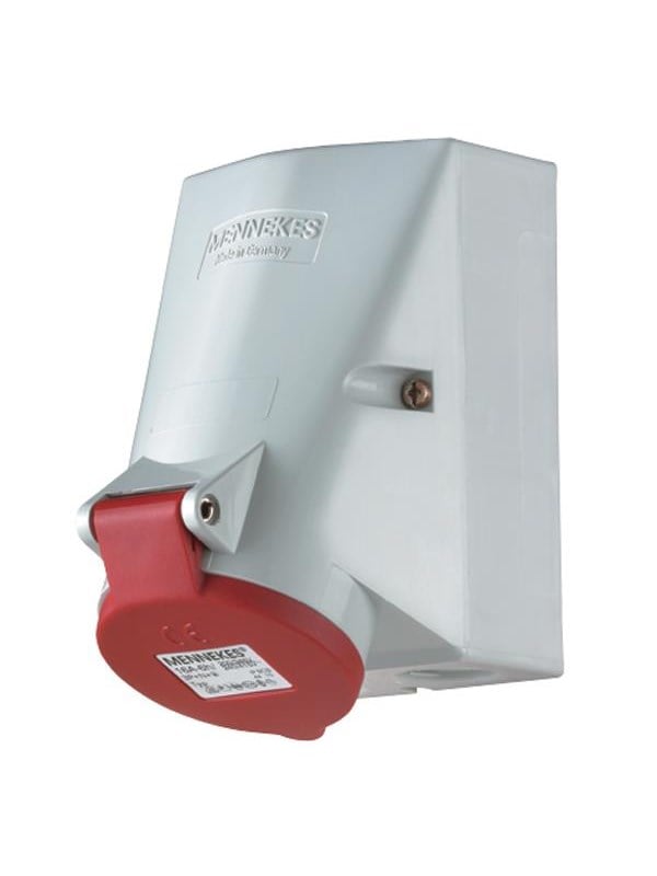 Mennekes Wall mounted recept. 32a5p6h400v ip44