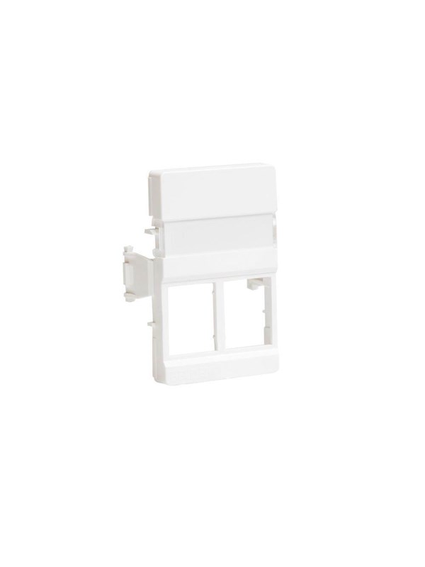 Belden Outlet clickline 2xrj45 white cdt design c