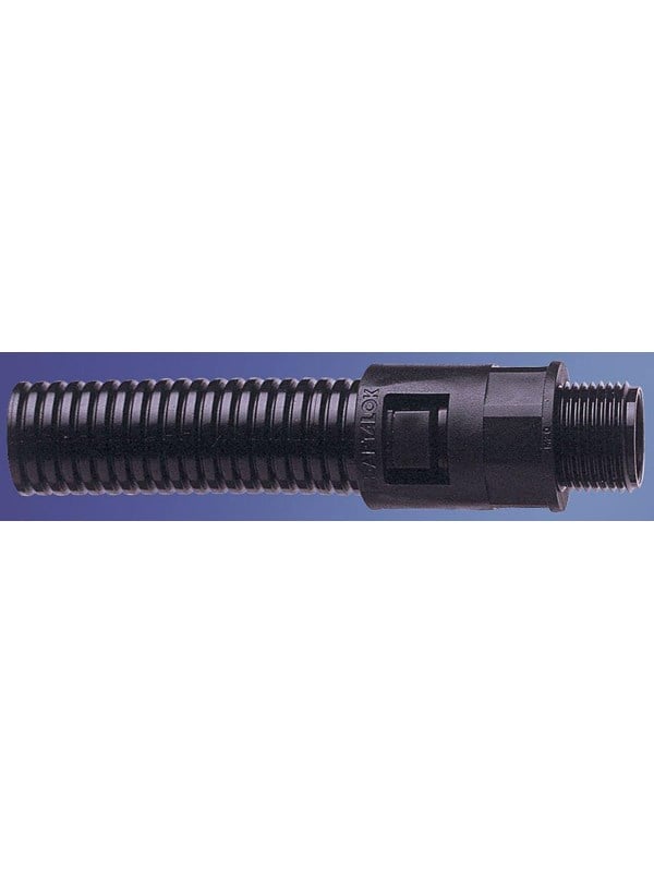 ABB Straight fitting 28 sl m25 black al28/m25/a/bl