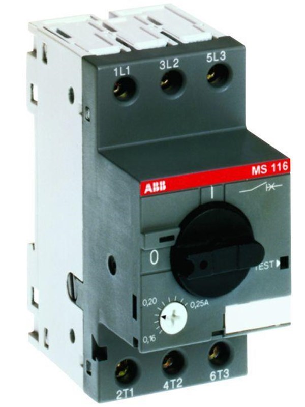 ABB Ms116-16 manual motor starter trip class 10a 10 - 16a