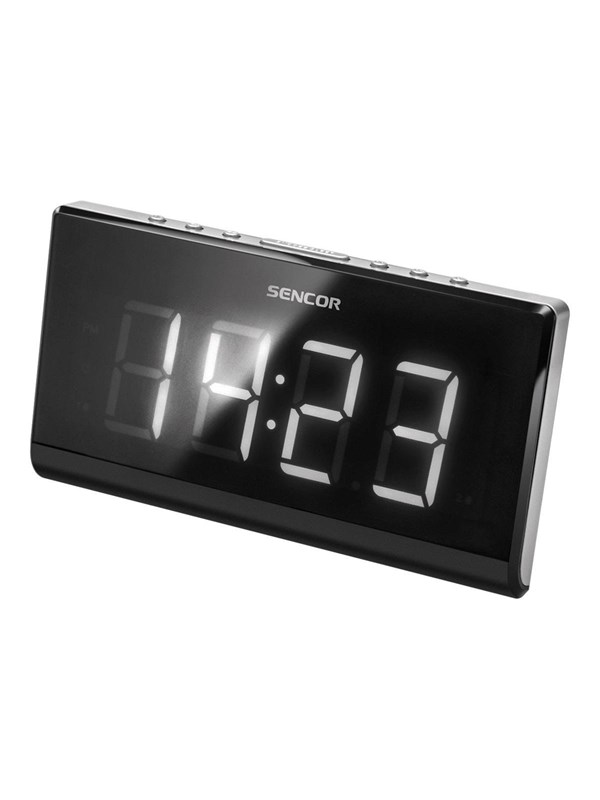 Sencor SRC 340 - clock radio - FM - Svart