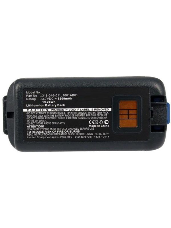 Bilde av Coreparts Battery - Barcode Reader Battery - Li-ion - 5200 Mah - 19.2 Wh Strømforsyning (psu) - 80 Plus