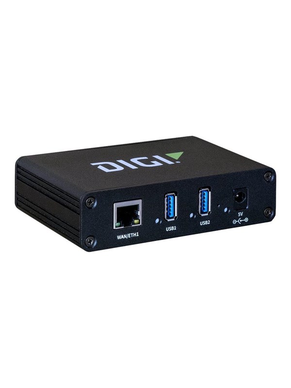 Digi AnywhereUSB 2 Plus USB-hub - USB 3.2 - 2 porter - Svart