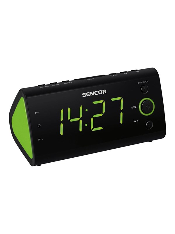 Sencor SRC 170 GN - clock radio - FM - Grønn