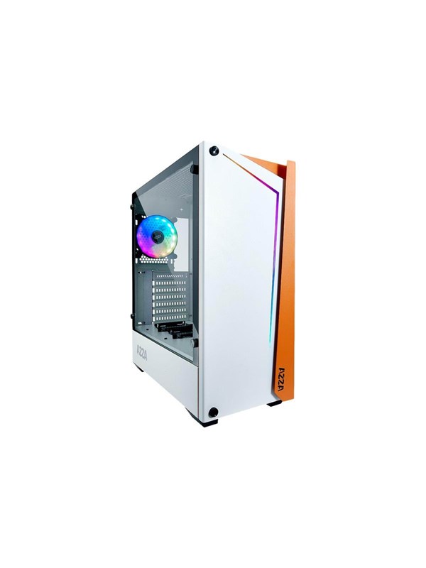 AZZA Apollo 430 - mid tower - ATX - Kabinett - Tower - Hvit