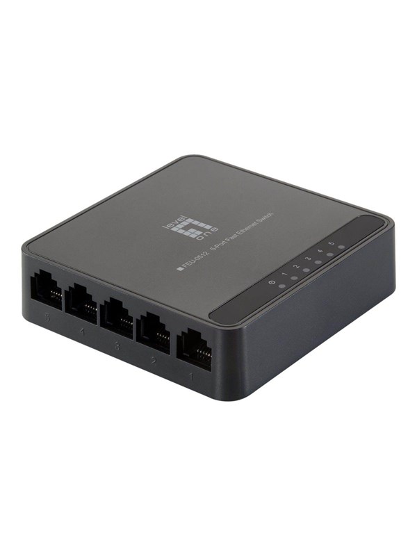LevelOne FEU-0512 - switch - 5 ports - unmanaged